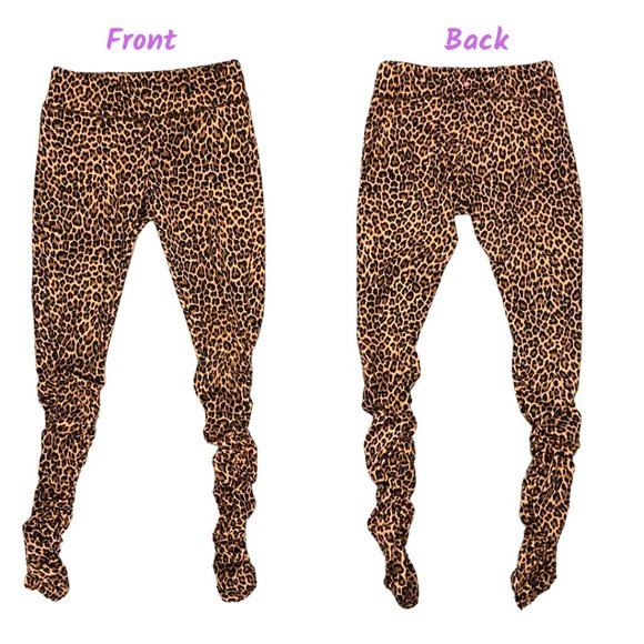 Kira Grace Leopard Leggings with FREE Seamless Knotted Midi Bra - both size: Med - Picture 13 of 13